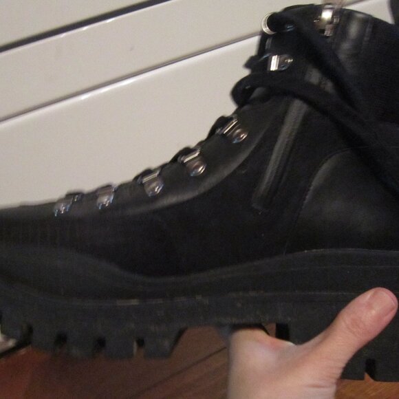 Vionic Jaxen Combat Boots Black Women's Size 8 Waterproof Lace-Up Latex-Free - Picture 11 of 12